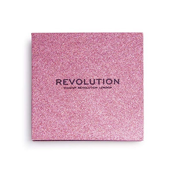 Makeup Revolution, Pressed Glitter, Ombres à Paupières , Illusion, 9 Ombres, 13.5g