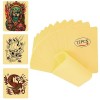 10pcs Blank Tattoo skin Practice & 40pcs Tattoo Transfer Paper - 6 "x8" double face fausse peau tatouage microcoating pratiqu