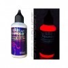 Stardust MOONGLO BLACKLIGHT INVISIBLE UV Peinture pour Brush - RED 60ml