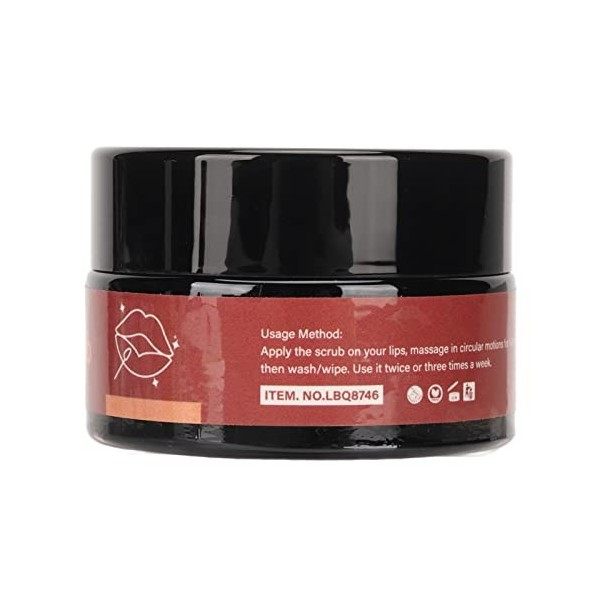 Lip Scrub Gommage Nourrissant pour les Lèvres 20g 0.7oz Travel Safe Sugar Gommages à Lèvres