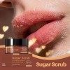Lip Scrub Gommage Nourrissant pour les Lèvres 20g 0.7oz Travel Safe Sugar Gommages à Lèvres