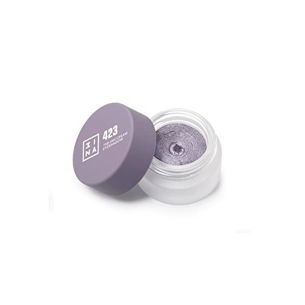 3INA MAKEUP - The 24H Cream Eyeshadow 423 - Fards à Paupières lilas avec Waterproof Formule à Séchage Rapide - Fards à Paupiè