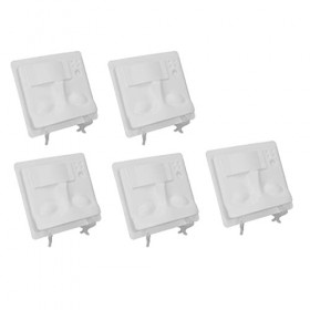 DEWIN Kit Dextension de Cils, Plateau de Pratique Dextension de Cils 5 Supports pour Extensions de Cils