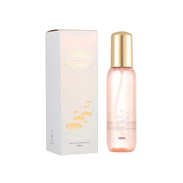 Spray de fixation et de raffermissement léger, longue durée, régulateur dhuile, rafraîchissant et hydratant avec une finitio