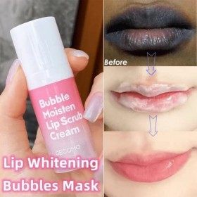 Wukesify Gommage pour Les lèvres à Bulles,Bubble Lip Scrub et exfoliant pour Les lèvres - Baume à lèvres hydratant Gommage po