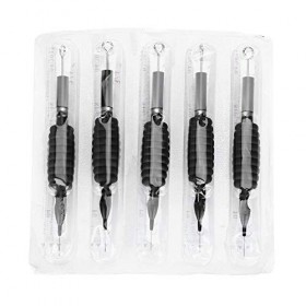 Aiguille de tatouage, outils stériles jetables de maquillage de poignée de silicone de 5PCS / Set stérile de maquillage 3RL 