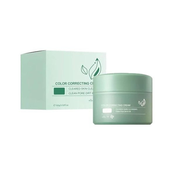 Kainec Color Correcting Treatment Cream, Color Correcting Cream, Color Correcting Green Concealer, Hydrating Color Correcting