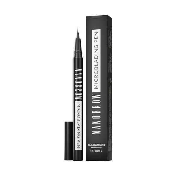 Crayon sourcil Nanobrow Microblading Pen Warm Brown - Amélioration, épaississement et remplissage des sourcils. Stylo à sourc