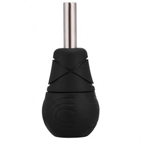 Poignée en Silicone de Machine de Tatouage Tubes de Bouts Poignée de Tattoo Serrure Automatique Antidérapage Noir 