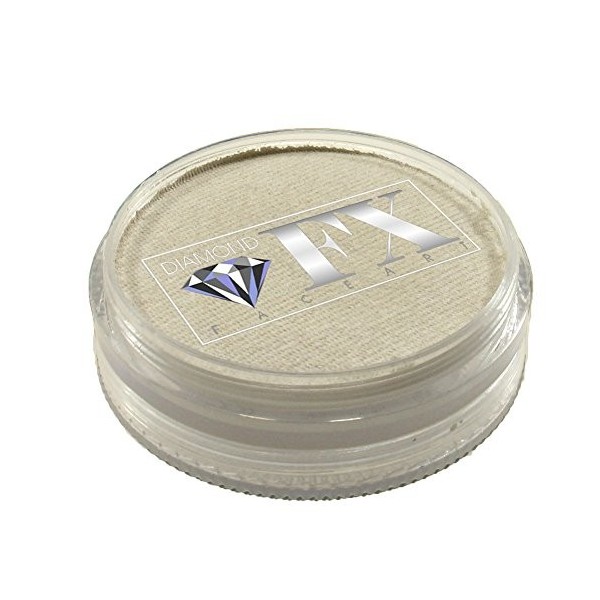 Peinture faciale métallisée Diamond FX - Blanc 45 g 