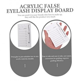 Didiseaon Panneau De Cils Magnétique Organisateur De Cils Support Dextension De Cils À La Main Porte-palette De Cils Étui À 