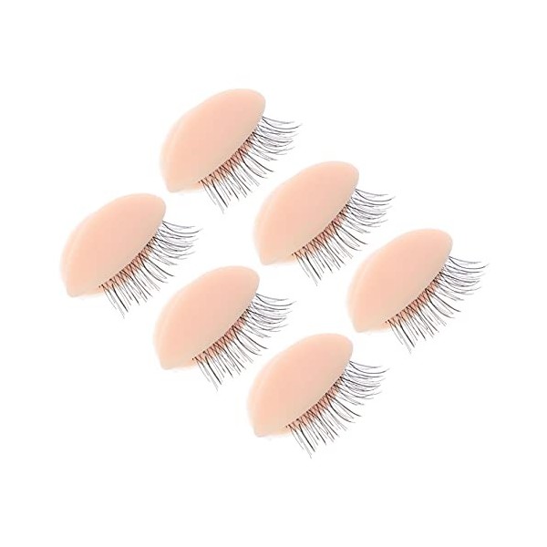 POPETPOP 3 Paires De Paupières Amovibles Remplacement De Manucure Pour Extensions De Cils Pratique Des Paupières Entraînement