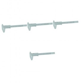 Gatuida 4 Pièces À Sourcils Outil Facial Étrier De Poche Outil De Poche Outils Pour Le Visage Étriers À Double Échelle Étrier