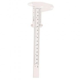 ULTECHNOVO 4 Pièces Outils De Règle À Sourcils Règle À Double Échelle À Sourcils Règle À Sourcils Étriers De Poche Règle De M