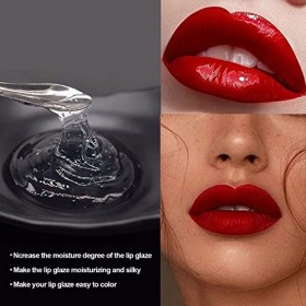 Huile de Base de Brillant à Lèvres - Huile de Gel de Base de Baume à Lèvres Hydratant IY - Matériel Cosmétique Hydratant pour
