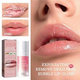 Bubble Gentle Exfoliation Lip Scrub | Hydratant pour les lèvres pour femmes - Produits de soin des lèvres avec bulles douces 