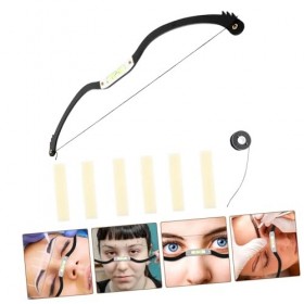 Housoutil 1 Ensemble Arc Broderie Règle À Modèle De Mise En Forme Des Outils De Traction De Fil Maquillage Pochoir Microbladi