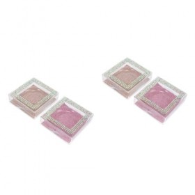 Didiseaon 4 Pièces Boîte À Cils De Fenêtre Organisateur De Faux Cils Conteneur De Cils En Cristal Organisateur De Maquillage 