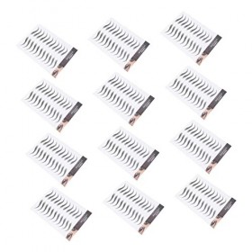 DOITOOL 12 Feuilles Imperméable À LEau Autocollants À Sourcils Maquillage Autocollant À Sourcils Maquillage Des Sourcils Tra