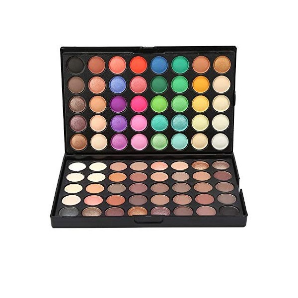 Fard à paupières - Professional 80Colors Eye Shadow Pearl Matte Eyeshadow Palette Set de maquillage cosmétique