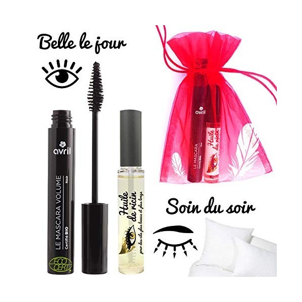 Offre duo mascaras jour & nuit - Avril volume/Naturafro