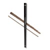 Wunder2 Dual Brow Liner Crayon à Sourcils à Pointe en Biseau/Pointe Ultra Fine, Haute Précision, Teinte Noir/Brun, 1 Unité