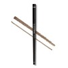 Wunder2 Dual Brow Liner Crayon à Sourcils à Pointe en Biseau/Pointe Ultra Fine, Haute Précision, Teinte Noir/Brun, 1 Unité