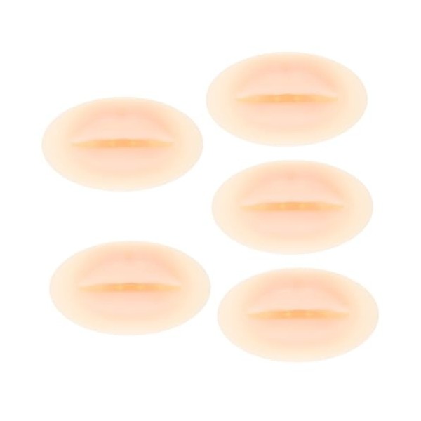 Beaupretty 5 Pièces Moule À Lèvres Diorama Modèle De Corps Humain Peau En Latex Pour Microblading Fausse Peau Pour Microbladi