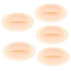 Beaupretty 5 Pièces Moule À Lèvres Diorama Modèle De Corps Humain Peau En Latex Pour Microblading Fausse Peau Pour Microbladi