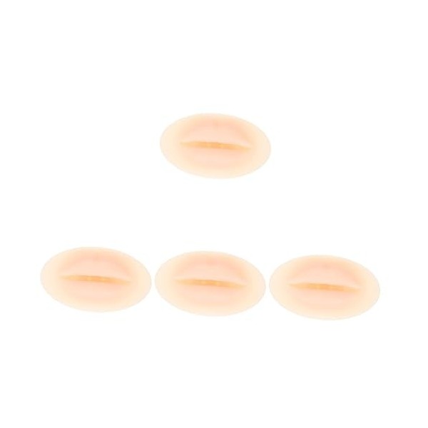 Beaupretty 5 Pièces Moule À Lèvres Diorama Modèle De Corps Humain Peau En Latex Pour Microblading Fausse Peau Pour Microbladi