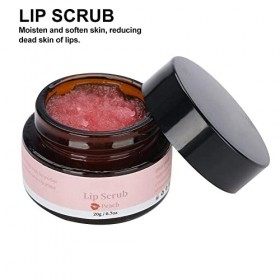 20 g/Bouteille Gommage pour les Lèvres Contenant du Beurre de Karité Soins des Lèvres Exfoliant Gommage Hydratant pour les Lè