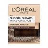 LOreal Paris Smooth Sugar Wake-Up Coffee Gommage visage et lèvres 50 ml Gommages à Lèvres