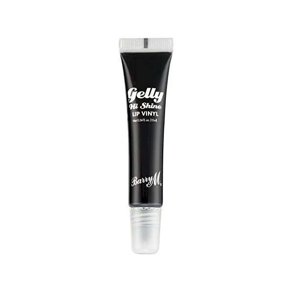 Barry M Gelly Hi Shine Gloss à lèvres en vinyle - Noir - Finition brillante