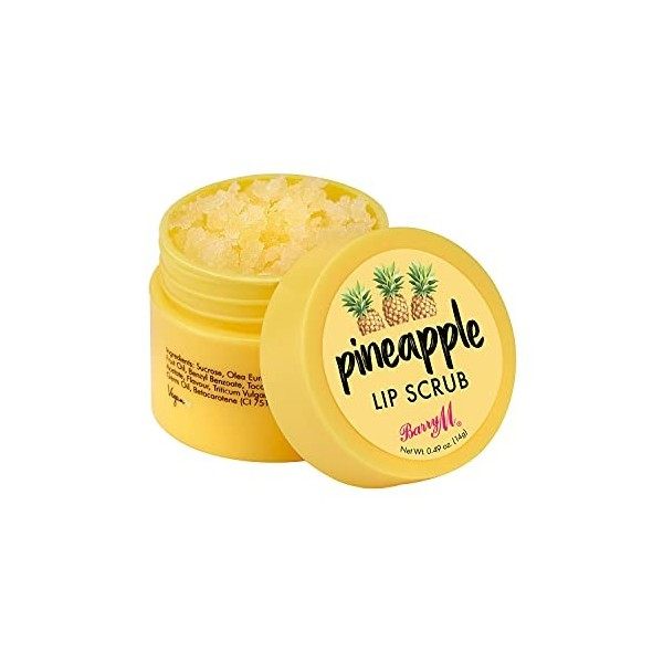 Barry M Cosmetics Gommage à lèvres exfoliant pour les lèvres, ananas