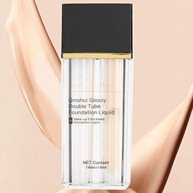 Fond de Teint Liquide, Crème de Base de Maquillage, Crème Disolation Anti-cernes, Crème de Fond de Teint Anti-cernes Oil Con