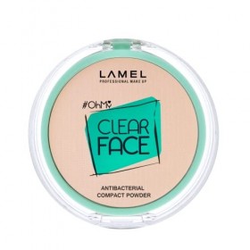 Lamel OhMy Clear Poudre pour le Visage - Antibactérienne - Couvrance Naturelle Légère & Contrôle du Sébum - Cruelty-Free - Be