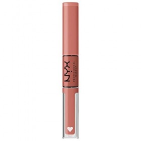 NYX Professional Makeup Brillant à Lèvres Shine Loud, Intensément Pigmenté, Double Embout Rouge à Lèvres et Gloss, Brillance 