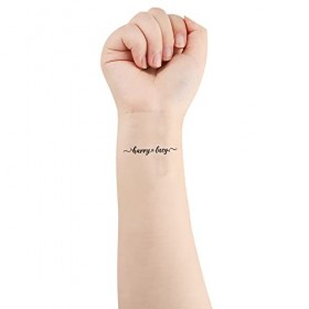 Autocollant de Tatouage Facial Personnalisé pour Adultes avec un Nom de Texte Personnalisé Autocollant Amusant Cadeau de la S