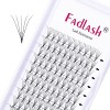 Cils Volume Russe 5D 0.07mm D Curl 14mm Extension de cils Volume Cils individuels Cluster Eyelashes pour la Beauté avec des C