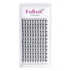 Cils Volume Russe 5D 0.07mm D Curl 14mm Extension de cils Volume Cils individuels Cluster Eyelashes pour la Beauté avec des C