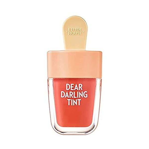 Etude House Dear Darling Eau Gel Teinte 4,5 G/Ice Cream-Summer Édition Or205 Rouge Abricot