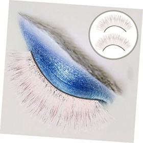 Didiseaon 10 Paires De Faux Cils Colorés Arc-En-Ciel Faux Cils Cils Supérieurs Et Inférieurs Cils Cosplay Faux Cils Dramatiqu