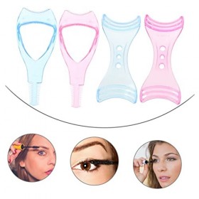 Housoutil Outil De Maquillage Du Visage Tampon De Fard À Paupières Outil De Greffe De Cils Guide De Mascara Eyeliner En Plast