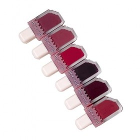 JOUSE 6PCS Lip Gloss Velvet Satin Lipstick Lip Ice Cream Lip Glaze Waterproof Long Lasting Beauty Woman Lips