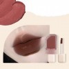 JOUSE 6PCS Lip Gloss Velvet Satin Lipstick Lip Ice Cream Lip Glaze Waterproof Long Lasting Beauty Woman Lips