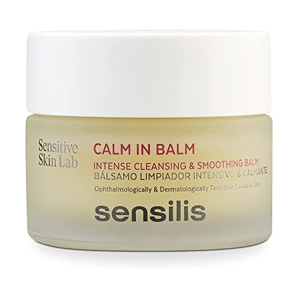 Sensilis - Calm in Balm, Baume Nettoyant Intensif et Apaisant pour les Peaux Sensibles - 50 ml