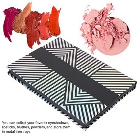 Palette de maquillage magnétique vide, boîte de fard à paupières bricolage pour femmes pour poudre de fard à joues