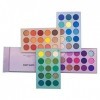 Bullpiano Palette de fards à paupières - 60 couleurs High Pigmented Color Board Long Lasting Mattes And Shimmers Blendable Ey