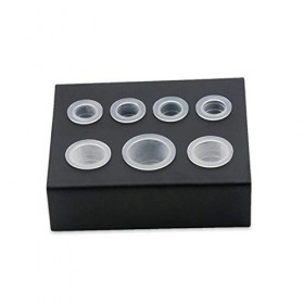 Yooyg Support professionnel pour tasse dencre de tatouage, 7 trous, en acier inoxydable, support pour capuchon de pigment, p