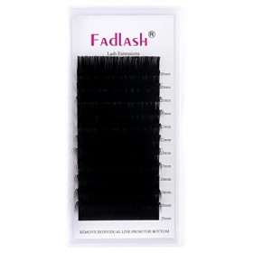 Extension de Cils Individuelle Classique 0.20mm D Curl 20-25mm Longueur Mixte 1:1 Noir Naturel Professionnel Classic Extensio